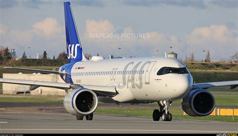 Scandinavian Airlines SAS aircraft at Copenhagen Airport
