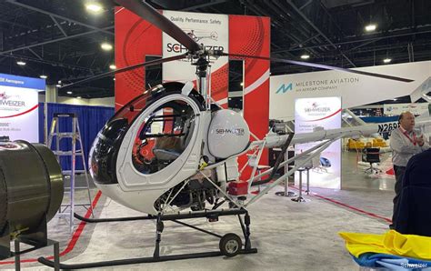 Schweizer 300CBi canopy with dual student/instructor seating configuration