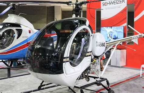 Schweizer 300CBi performing autorotation training maneuver