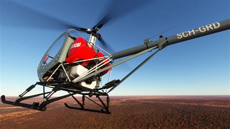 Schweizer S300CBi landing gear and skid design close-up