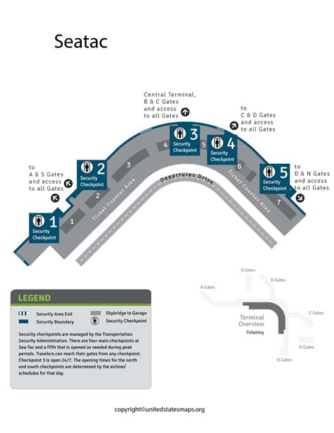 Seattle Tacoma International Airport international departure gates
