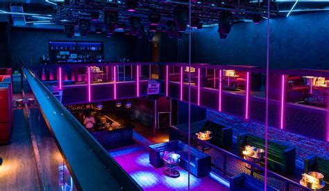 Security personnel at PRYSM Nightclub monitoring the crowd