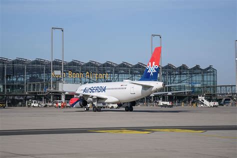Serbian travelers arriving at Geneva Airport on inaugural Air Serbia flight