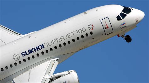 Severstal Air sukhoi superjet on runway