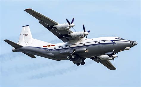 Shaanxi Y-8 Chinese transport An-12 derivative PLA military airlift
