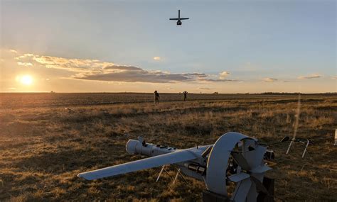 Shield AI engineers testing V-BAT drone with Ukrainian observers