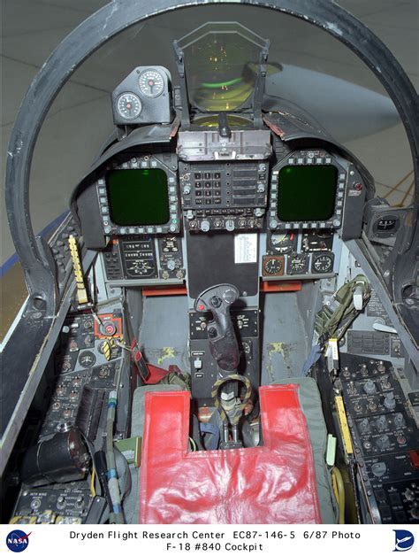 Side-by-side comparison of F-16 and F/A-18 cockpit displays