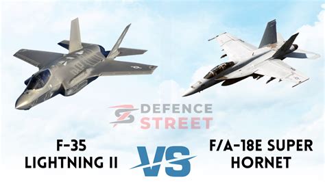 Side-by-side comparison of F/A-18E/F and F-35C on aircraft carriers
