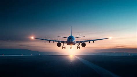 Silhouette of an airplane flying against a sunset sky, symbolizing travel disruptions