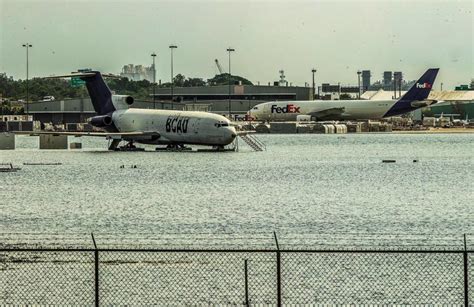 silver airways aircraft grounded at fort lauderdale airport after full day of cancellations