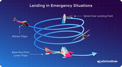 simulated emergency landing field approach in a training aircraft