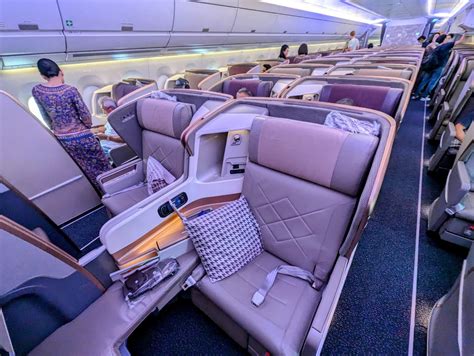 Singapore Airlines A350-900ULR cabin premium economy seating