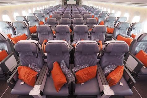 Singapore Airlines A350-900ULR premium economy cabin interior wide seats