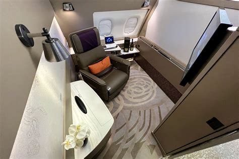 Singapore Airlines A380 first class suite double bed luxury cabin