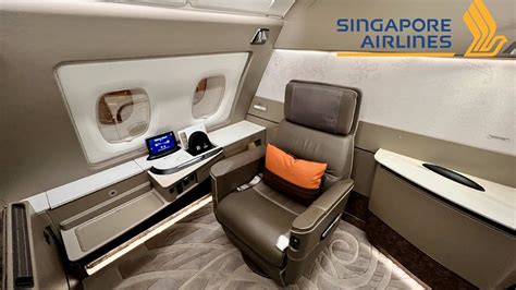 Singapore Airlines A380 Singapore Suites private cabin interior
