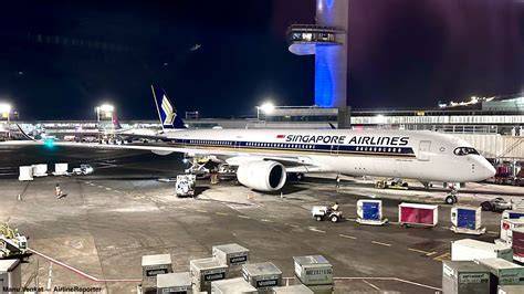 Singapore Airlines Airbus A350-900ULR departing Singapore Changi Airport for ultra-long-haul New York service