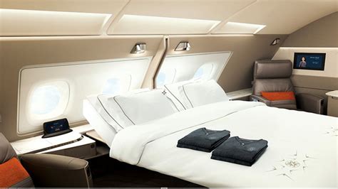 Singapore Airlines Airbus A380 Suites double bed private cabin