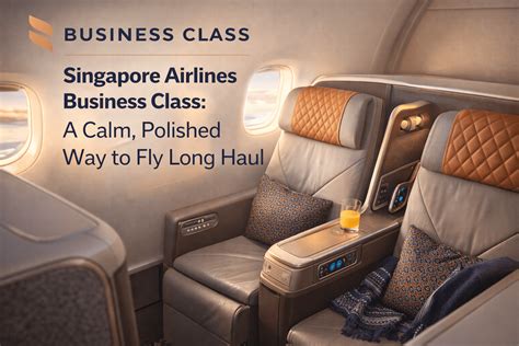 Singapore Airlines business class cabin long haul seating