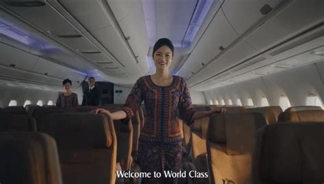 Singapore Airlines elevated experience campaign ad