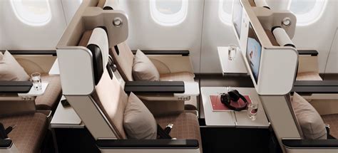 singapore airlines premium cabin featuring swiss senses seat redesign in business class