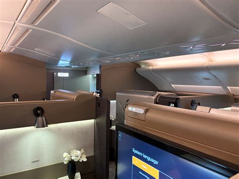 Singapore Airlines Suites Airbus A380 private cabin