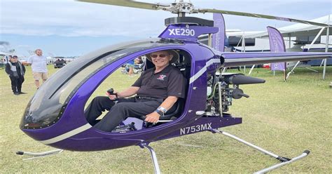 skycraft scout lightweight helicopter kit on display at 2023 air show