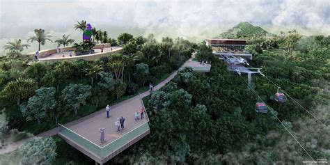 skyline cable car over dominica rainforest attraction launch 2025