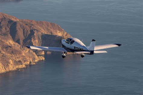 sling tsi trainer aircraft in southern california airfield hangar