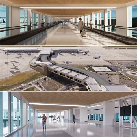 SMForward construction expansion at Sacramento International Airport concourse
