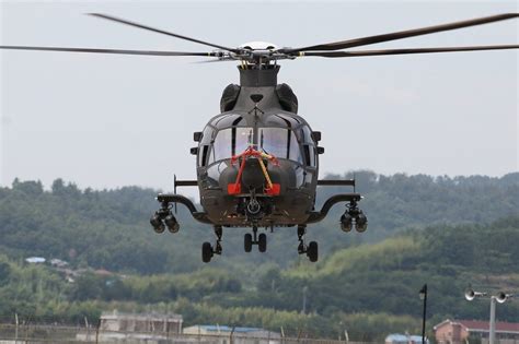 South Korea KAI Light Attack Helicopters in flight
