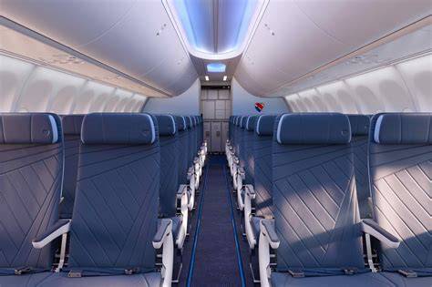 Southwest Airlines Boeing 737 interior passenger cabin