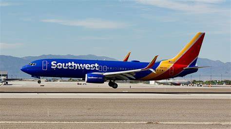Southwest Airlines Boeing 737 MAX 8 departing Chicago O’Hare runway