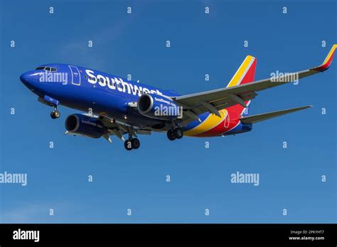 Southwest Airlines Boeing 737 MAX at Hollywood Burbank Airport