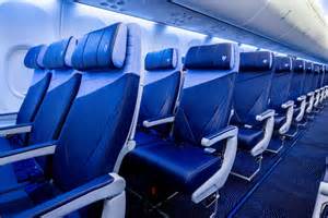 Southwest Airlines Extra Legroom seating inside Boeing 737 cabin