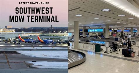 Southwest Airlines terminal at Chicago Midway International Airport during business travel rush hour