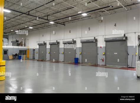 southwest cargo interior view loading docks and cooler space denver facility