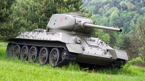 Soviet T-34 tanks during Operation Barbarossa 1941
