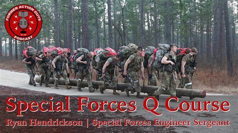 special forces q course navigation exercise in forest