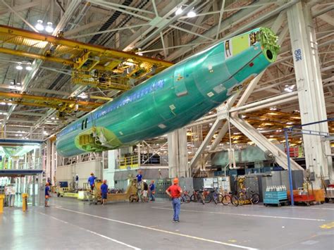 Spirit AeroSystems Wichita facility producing Boeing fuselages