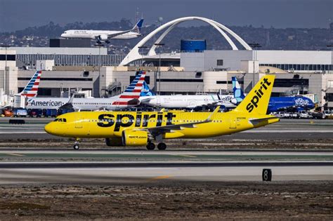 Spirit Airlines Airbus A320neo and A321neo fleet at US airport