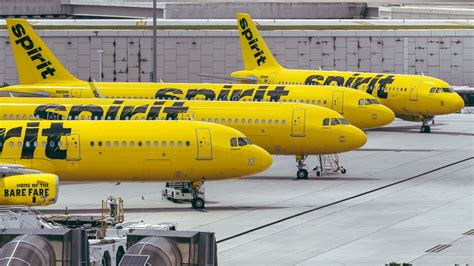 Spirit Airlines Airbus aircraft parked at Fort Lauderdale airport terminal