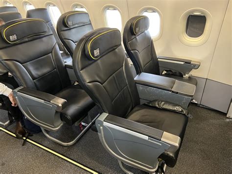 Spirit Airlines Big Front Seat interior cabin
