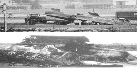 SR-71B Blackbird crash aftermath training incident