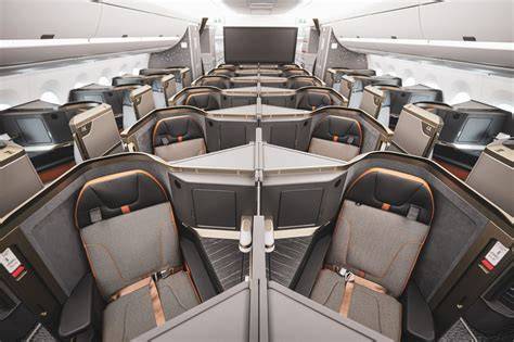 STARLUX Airlines A350 business class seats