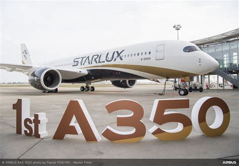 STARLUX Airlines Airbus A350 aircraft at airport