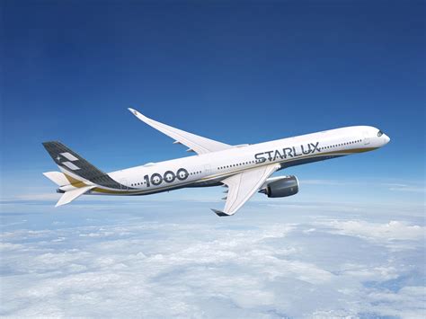 starux airlines airbus a350-1000 at taipei airport