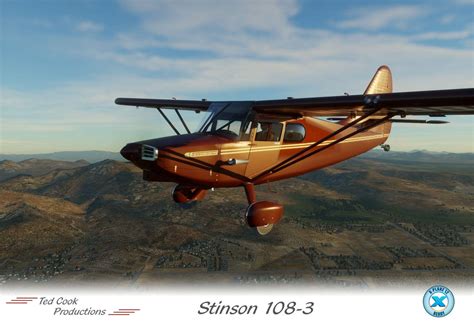 Stinson 108 on grass strip