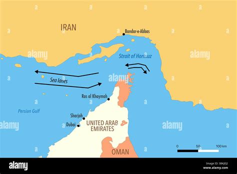 Strait of Hormuz strategic shipping route with naval patrol vessels and oil tankers