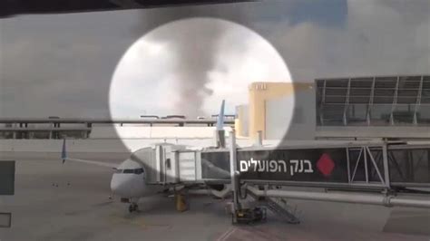 stranded tourists seeking shelter during Israel airport closure and missile strikes
