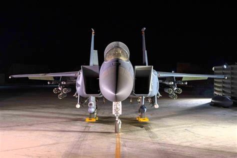 Strike Eagle wingtip with APKWS and JASSM markings